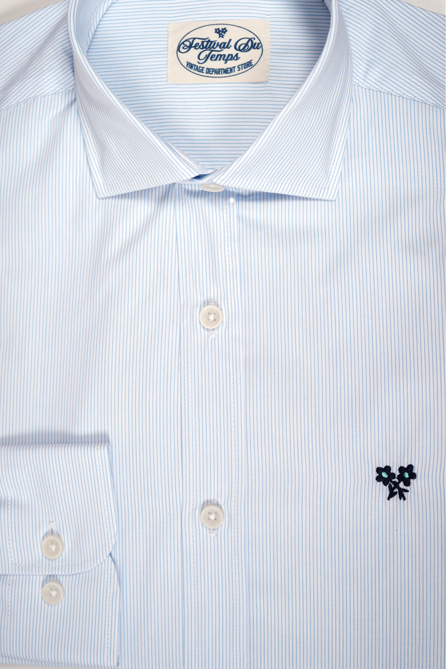 CAMISA RAYAS EJECUTIVO CUELLO HIBRIDO