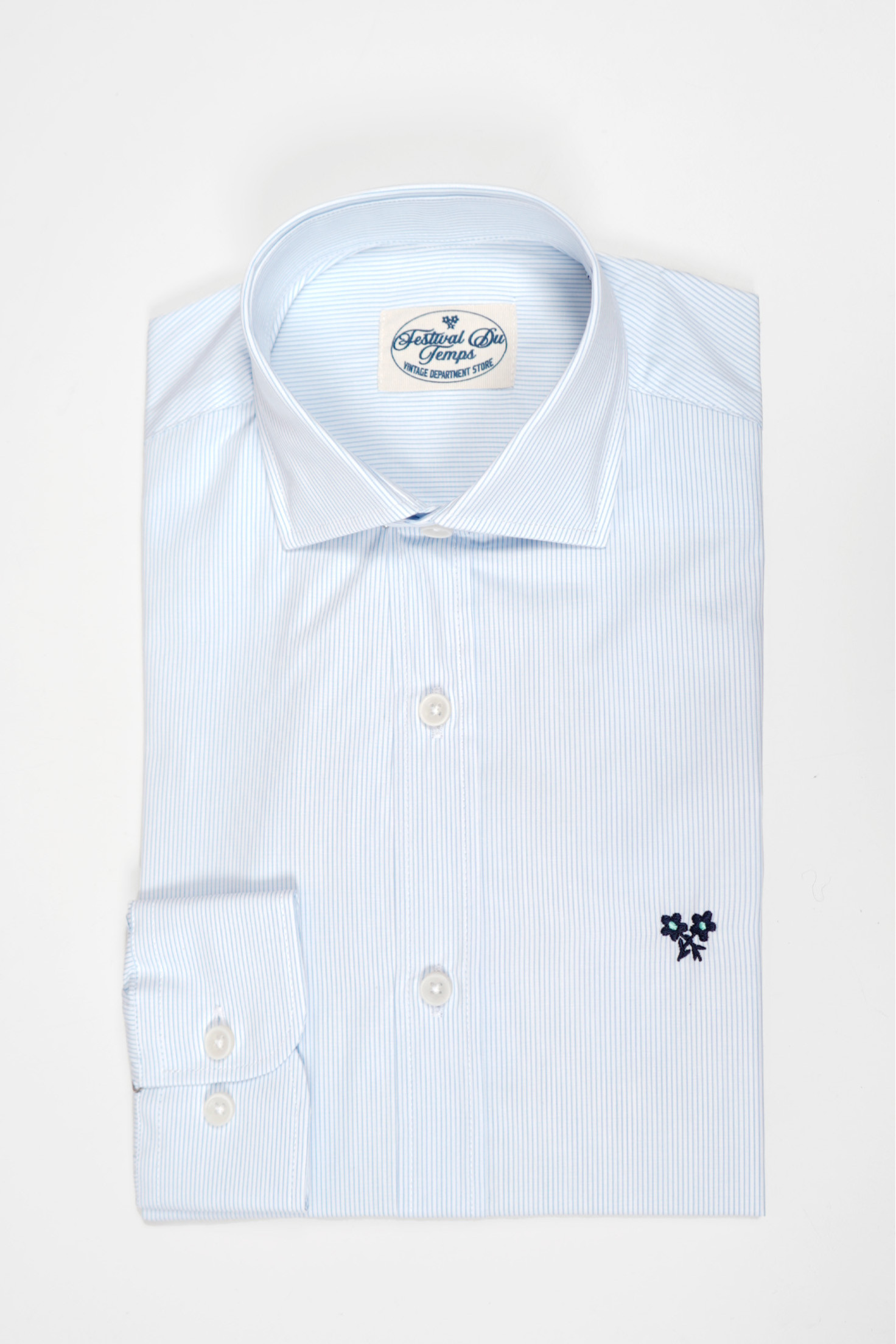 CAMISA RAYAS EJECUTIVO CUELLO HIBRIDO