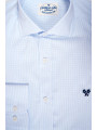 CAMISA MIL CUADROS CUELLO HIBRIDO