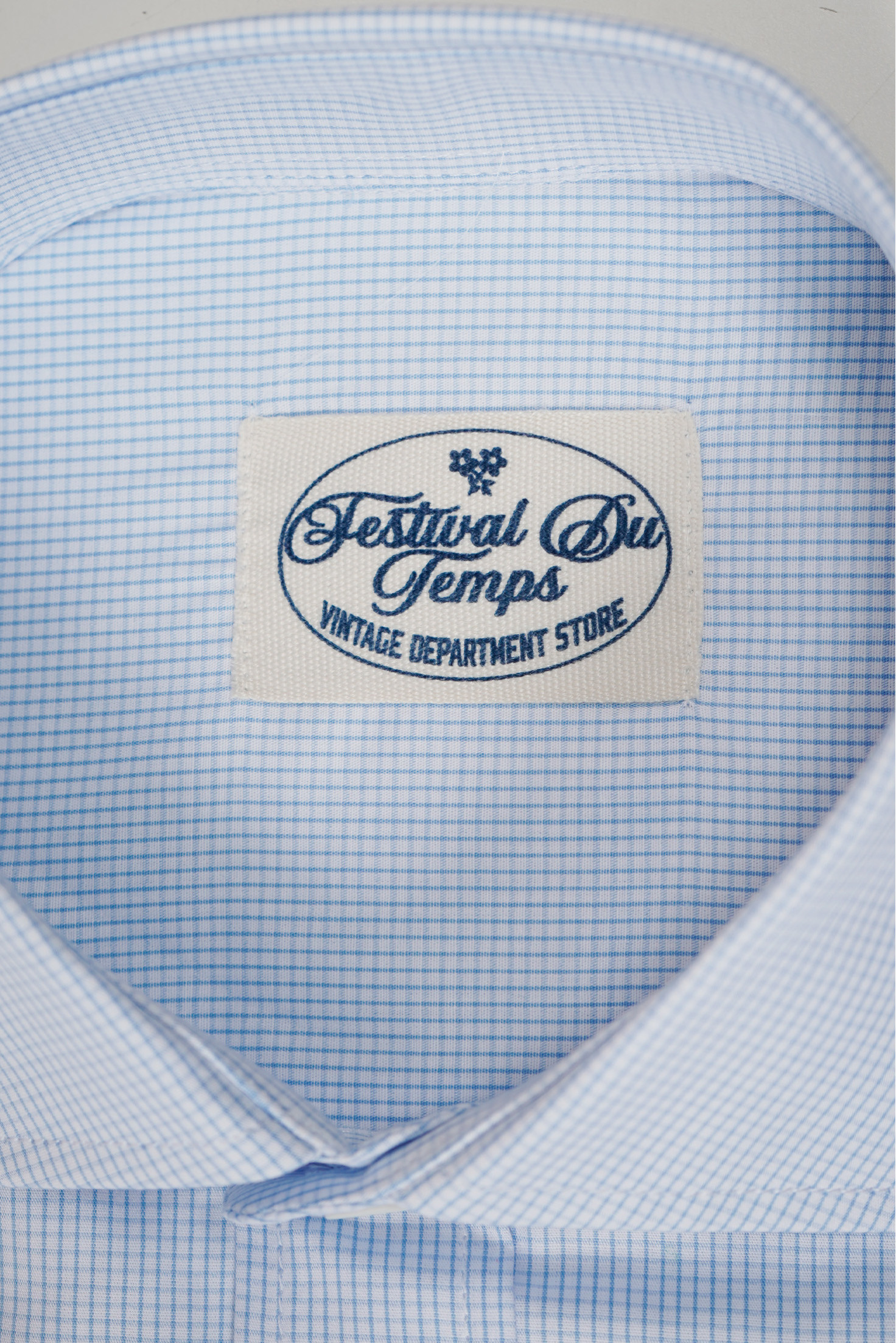 CAMISA MIL CUADROS CUELLO HIBRIDO