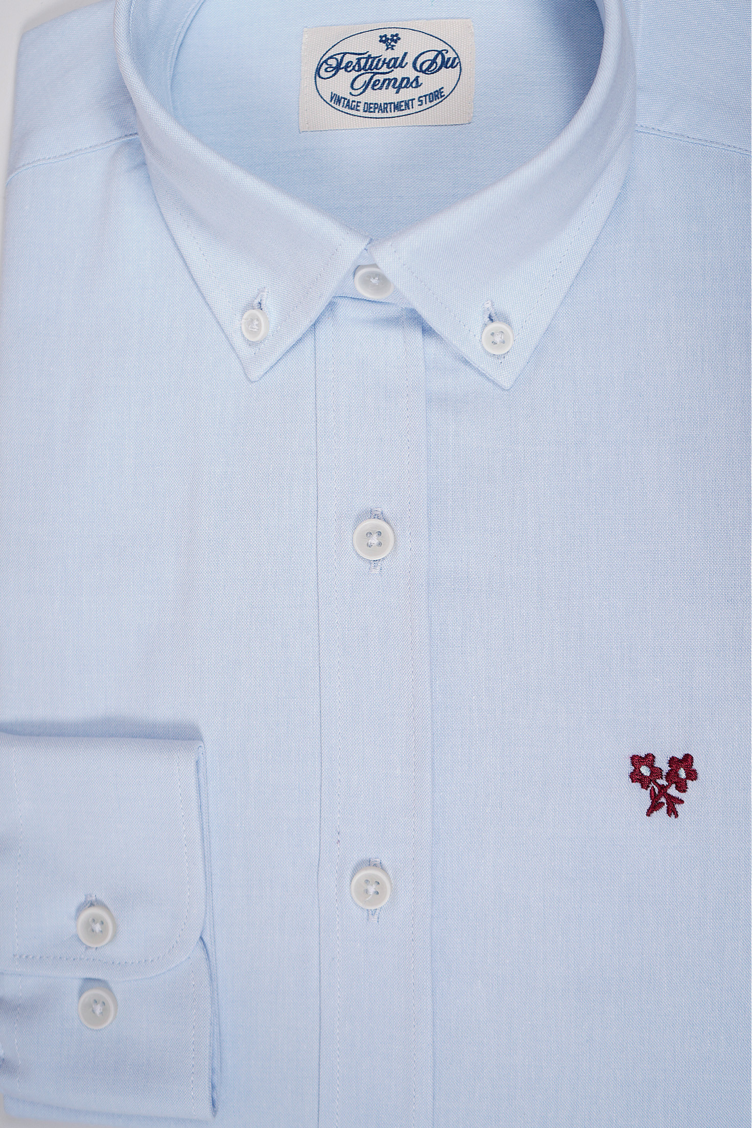 CAMISA CHAMBRAY CELESTE