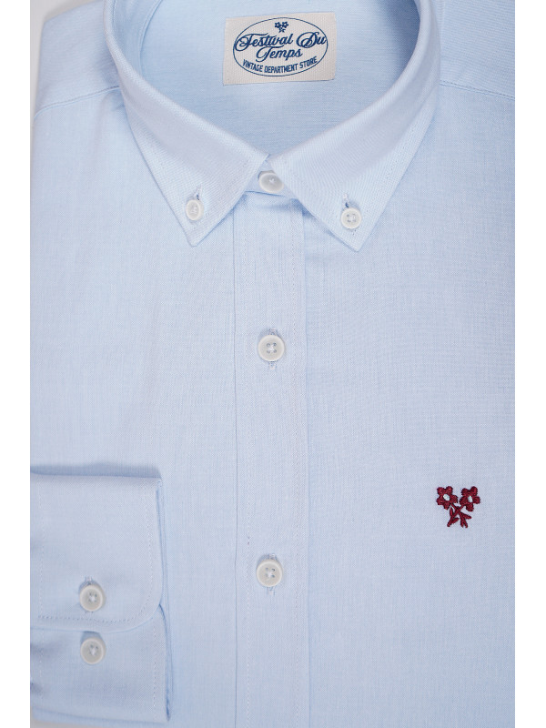 CAMISA CHAMBRAY CELESTE