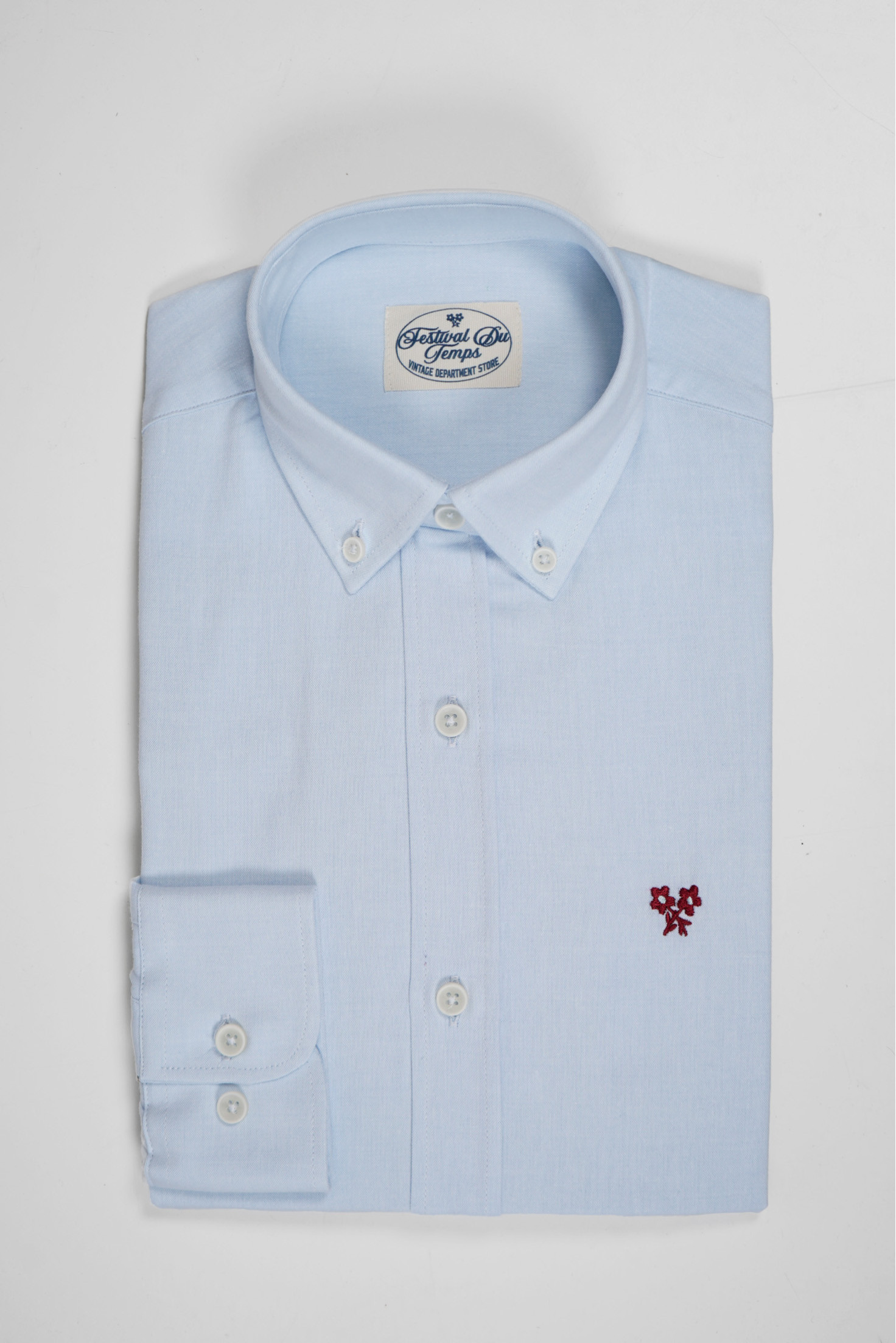 CAMISA CHAMBRAY CELESTE