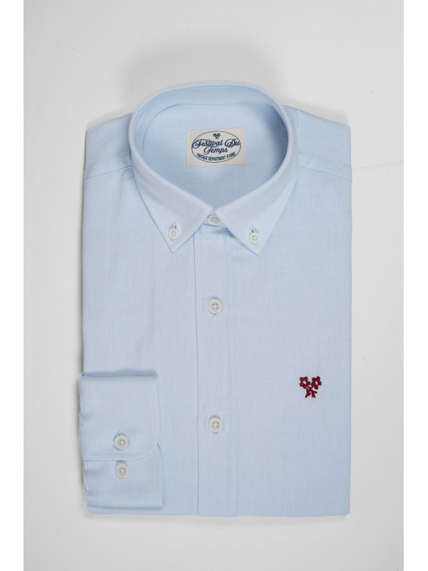 CAMISA CHAMBRAY CELESTE