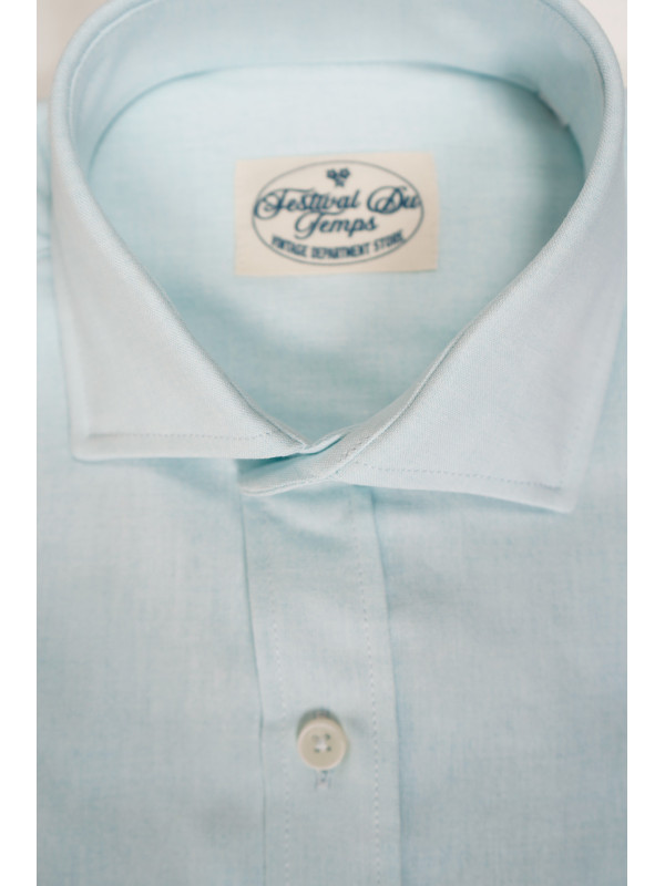 CAMISA CHAMBRAY VERDE AGUA