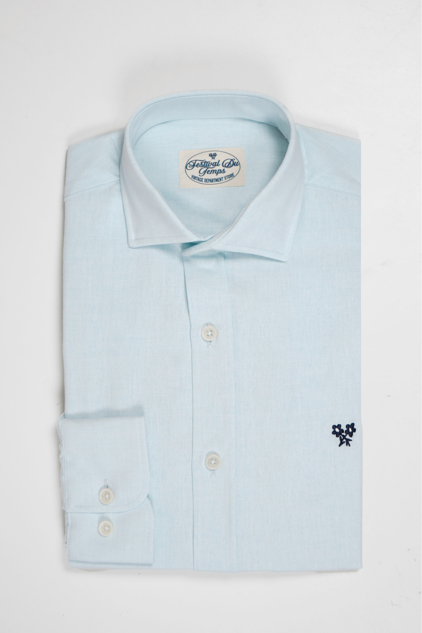 CAMISA CHAMBRAY VERDE AGUA