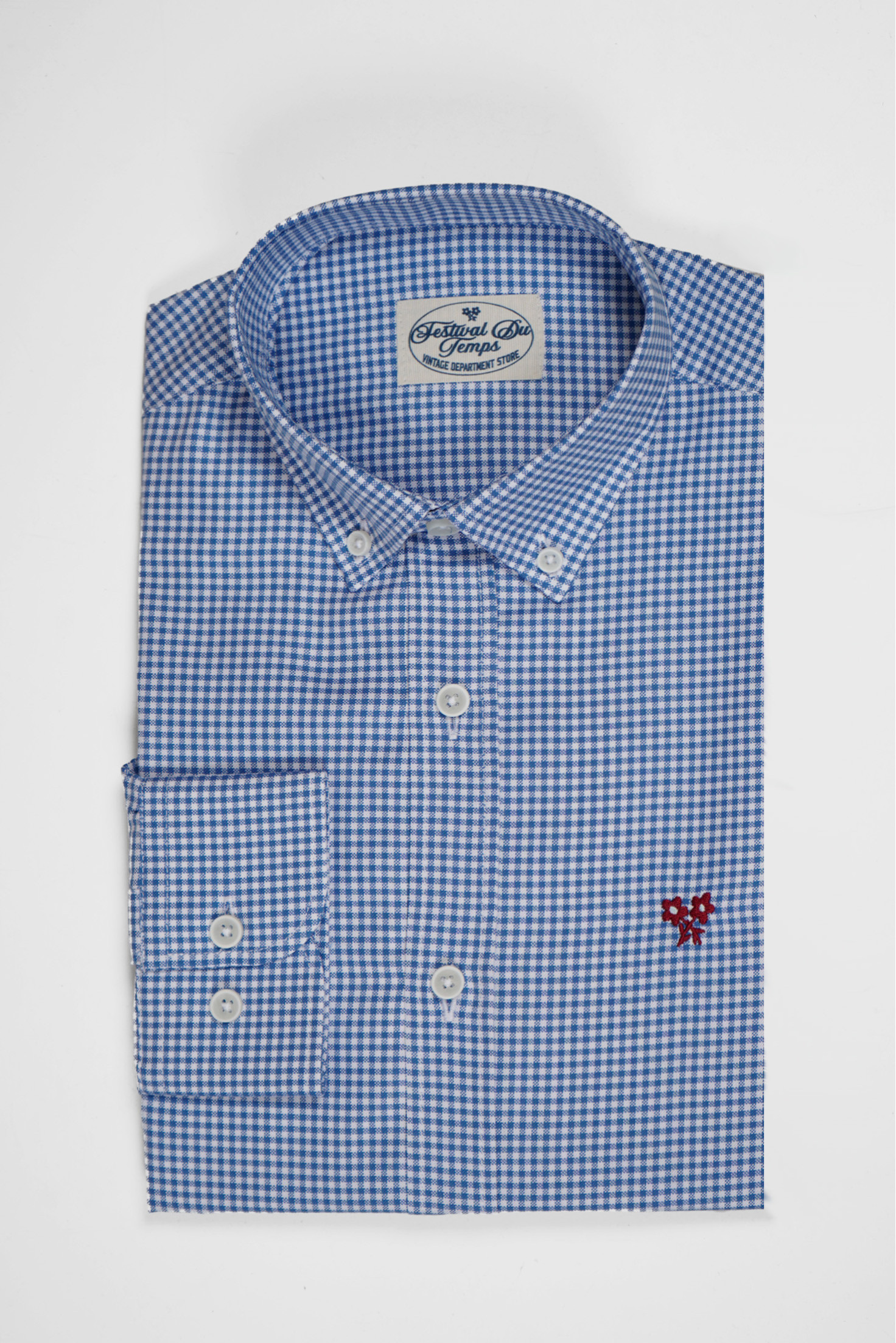 CAMISA VICHY AZUL