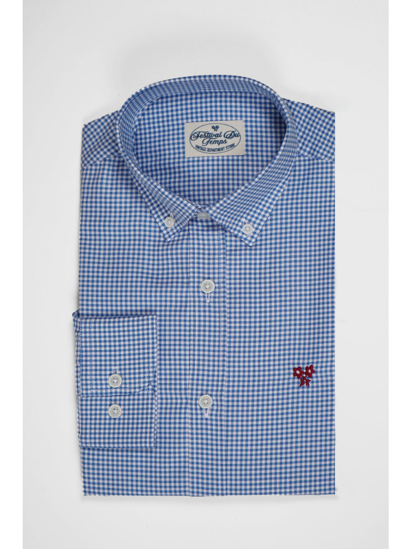 CAMISA VICHY AZUL