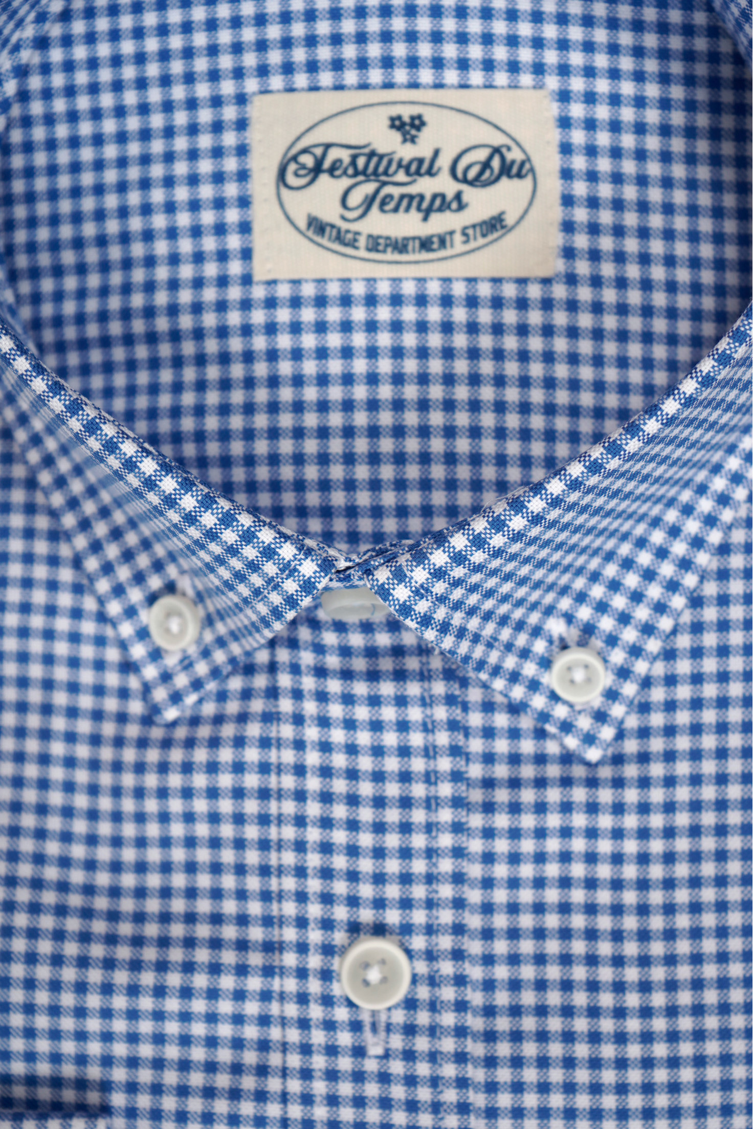 CAMISA VICHY AZUL