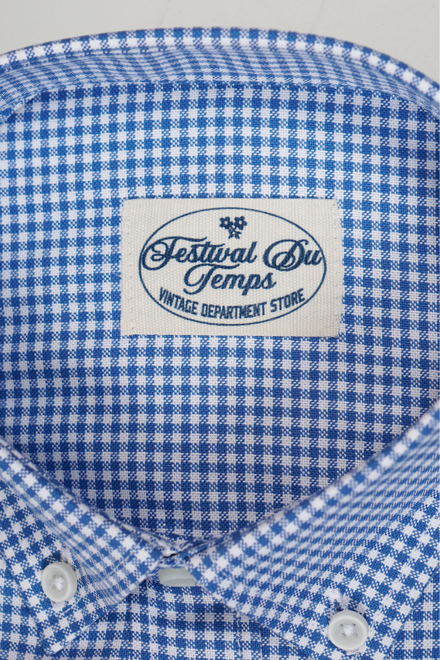 CAMISA VICHY AZUL