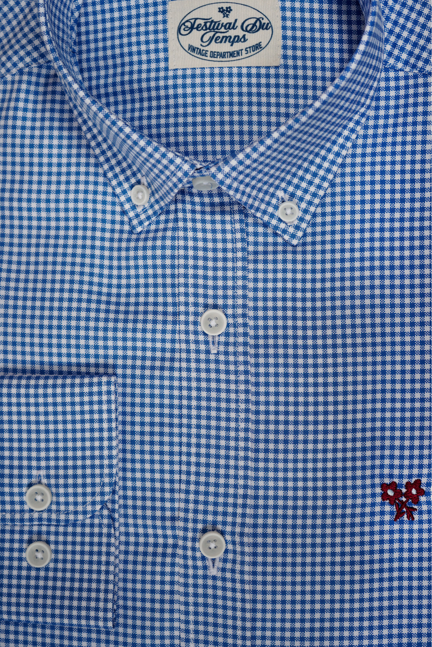 CAMISA VICHY AZUL