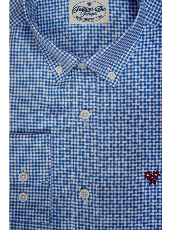 CAMISA VICHY AZUL