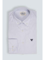 CAMISA MIL RAYAS CELESTE