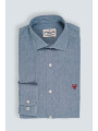 CAMISA DENIM CUELLO HÍBRIDO