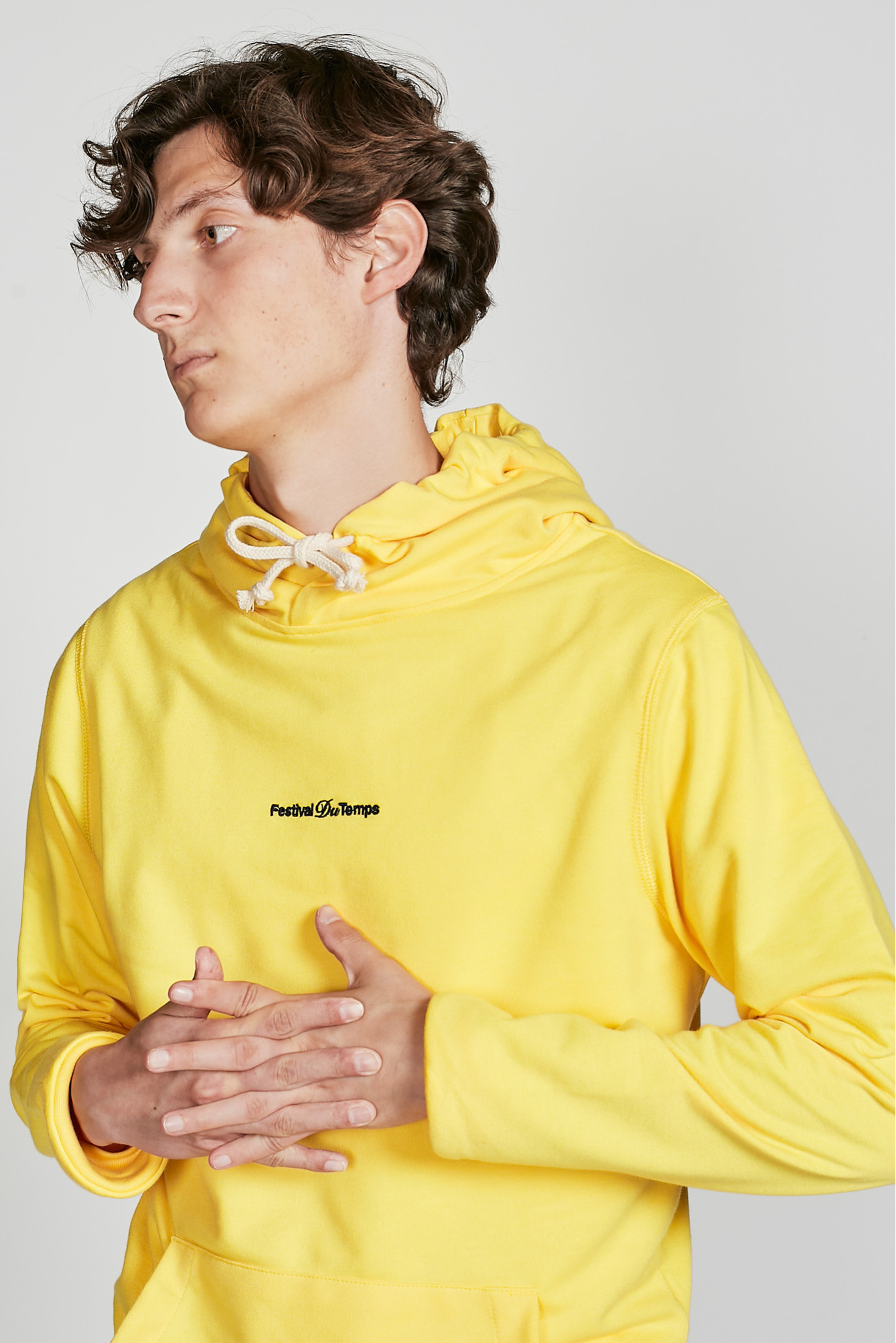 SUDADERA HOODIE AMARILLA