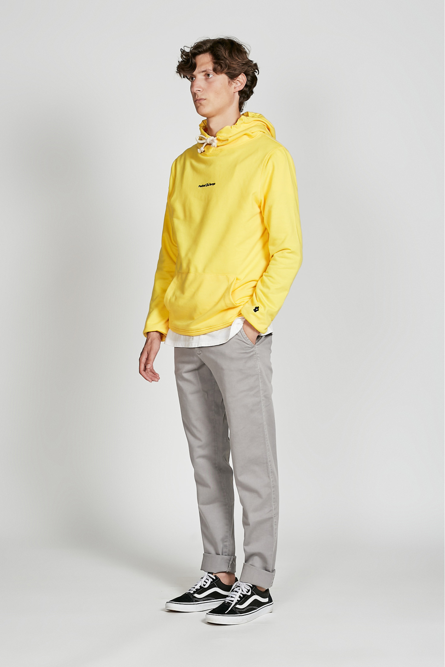 SUDADERA HOODIE AMARILLA