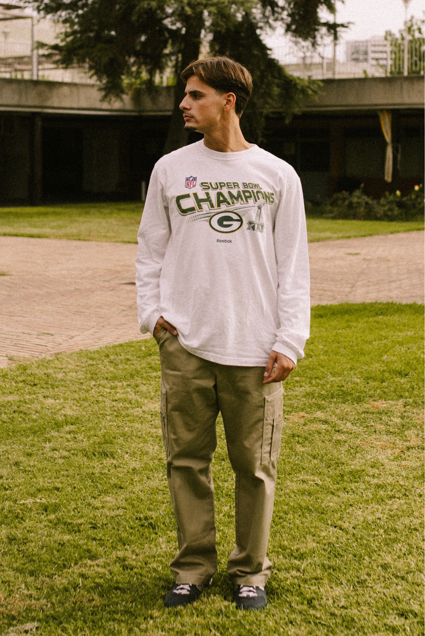 CAMISETA MANGA LARGA REEBOK SUPER BOWL L