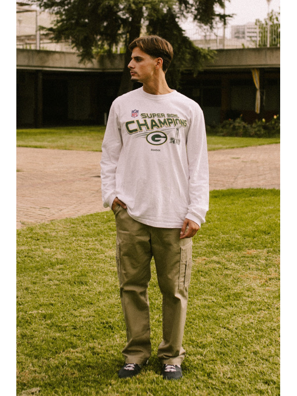 CAMISETA MANGA LARGA REEBOK SUPER BOWL L