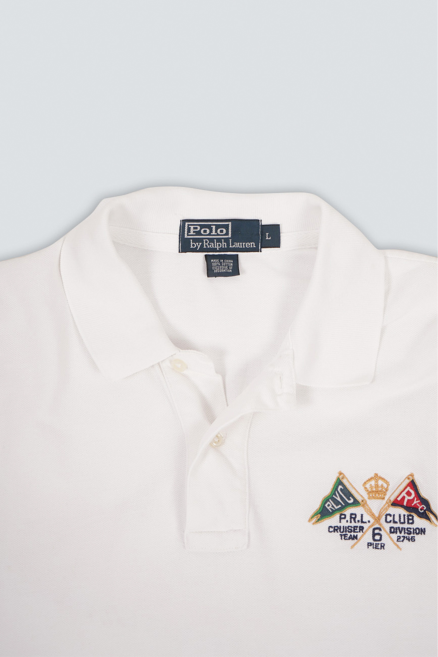 POLO PRL BLANCO L