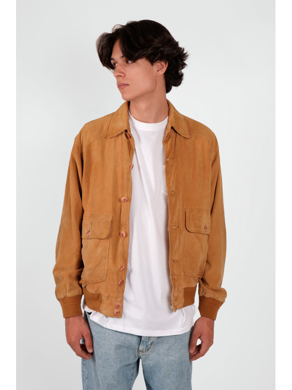 CHAQUETA PIEL ANTE CUELLO