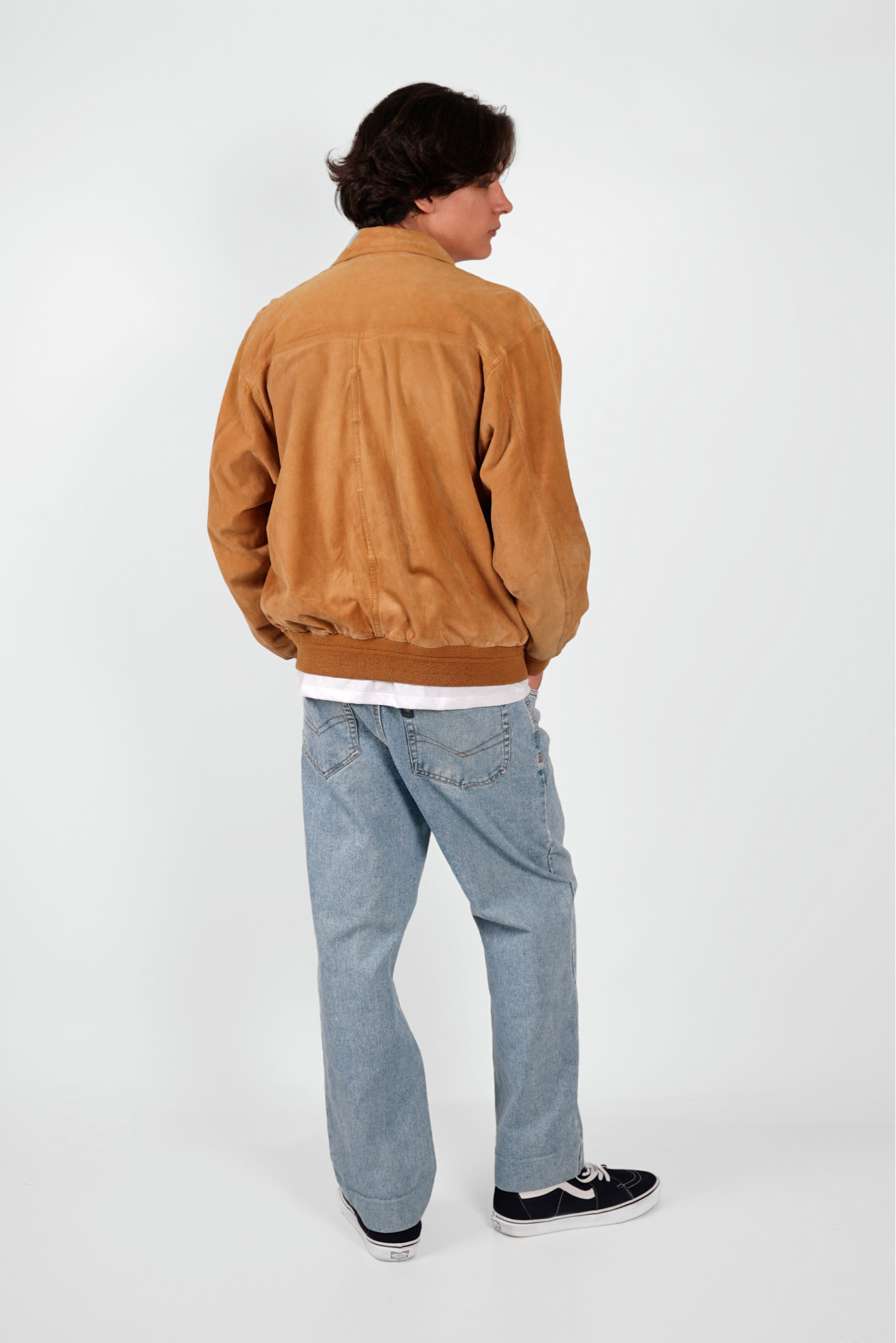 CHAQUETA PIEL ANTE CUELLO CHAQUETA PIEL ANTE CUELLO