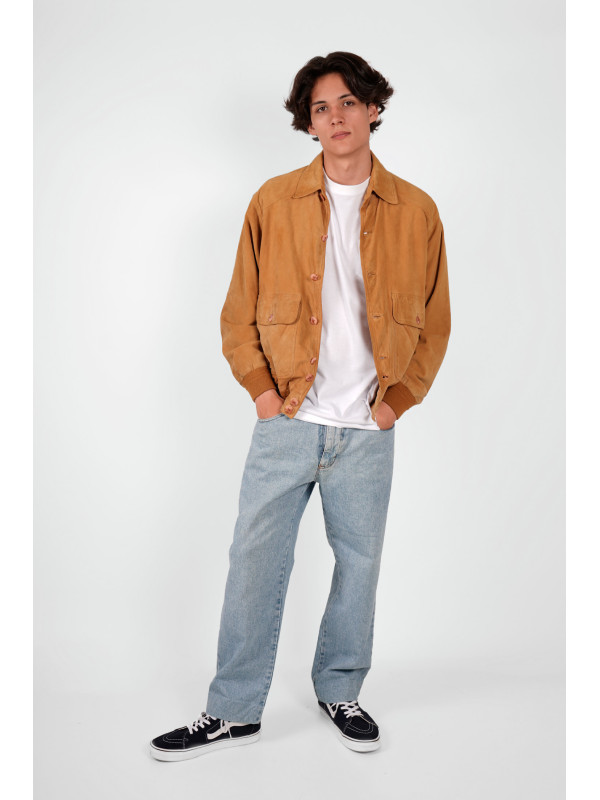 CHAQUETA PIEL ANTE CUELLO