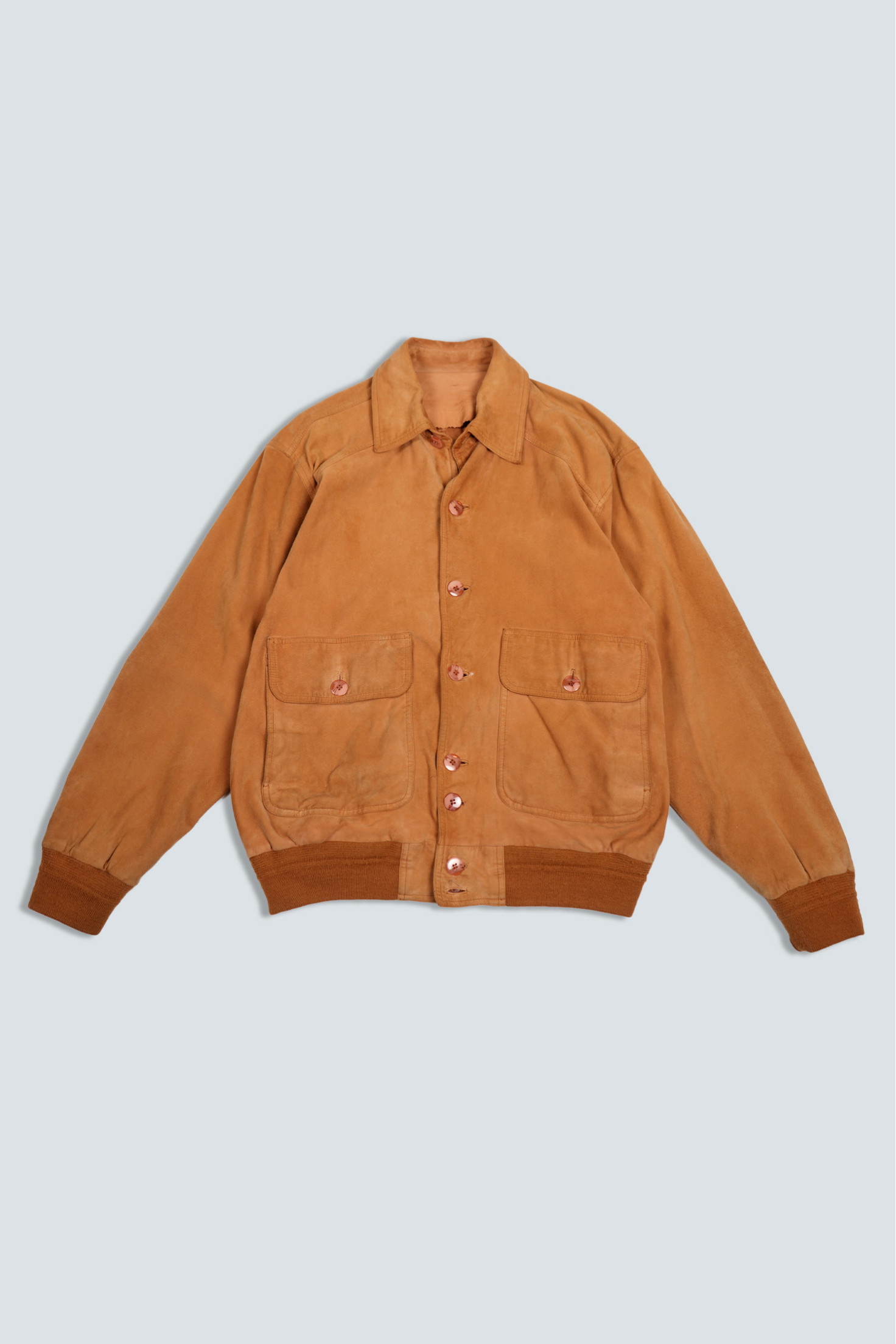 CHAQUETA PIEL ANTE CUELLO CHAQUETA PIEL ANTE CUELLO