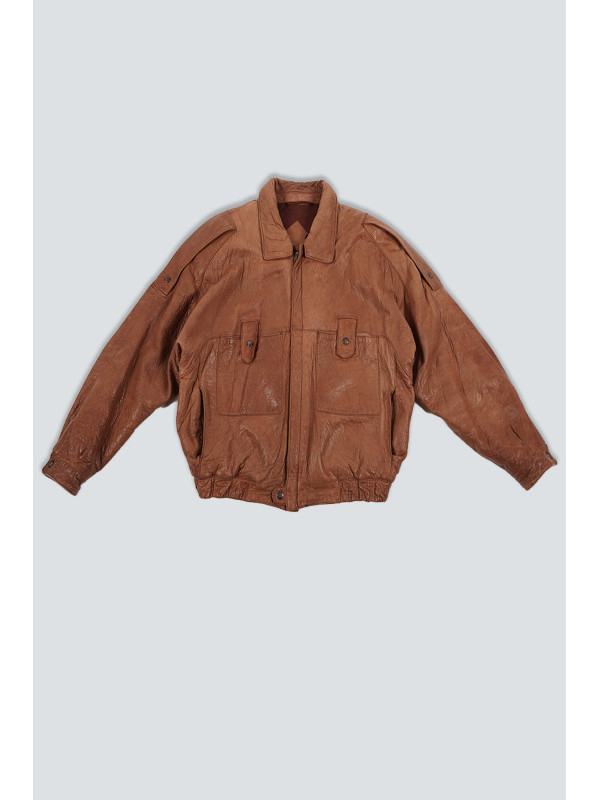 CHAQUETA MARRÓN MIEL