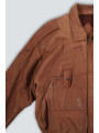 CHAQUETA MARRÓN MIEL