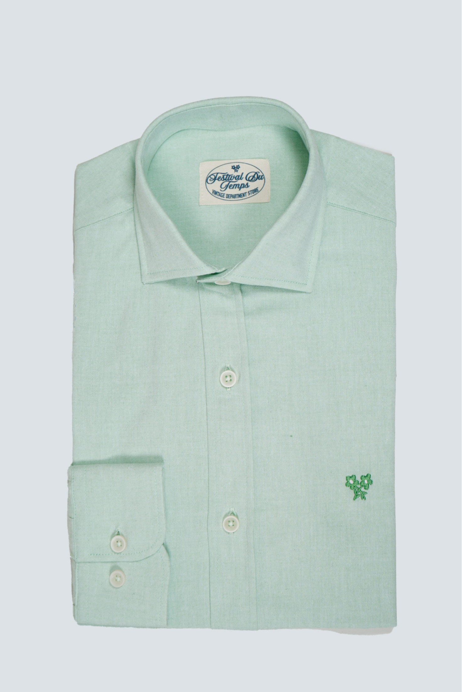CAMISA CHAMBRAY VERDE