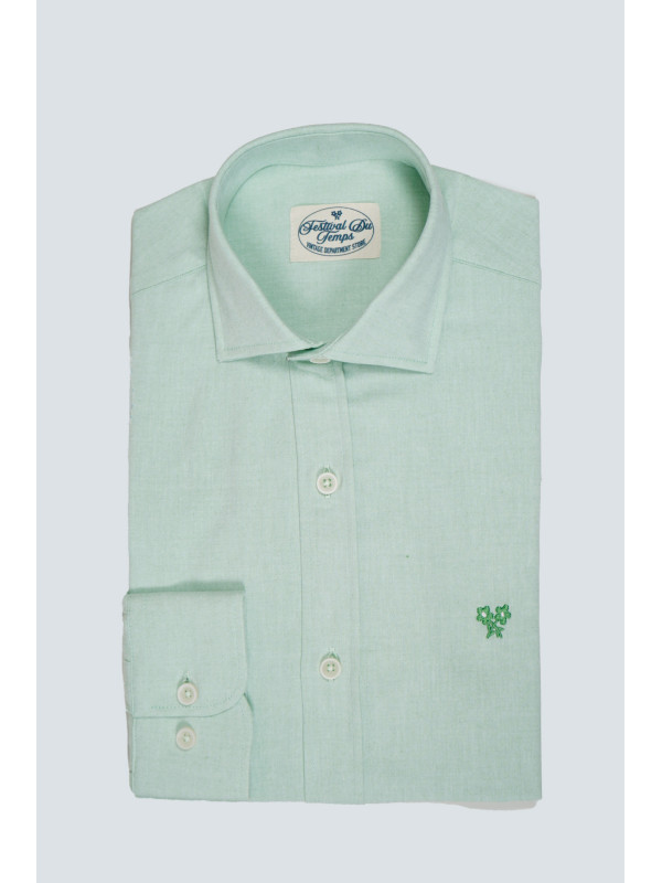CAMISA CHAMBRAY VERDE