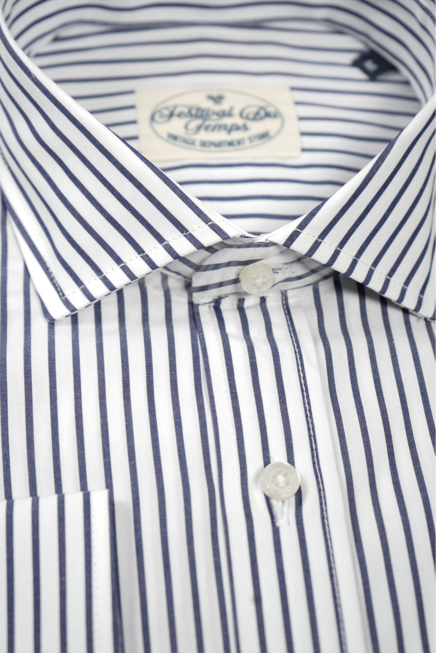 CAMISAS RAYAS AZUL MARINO