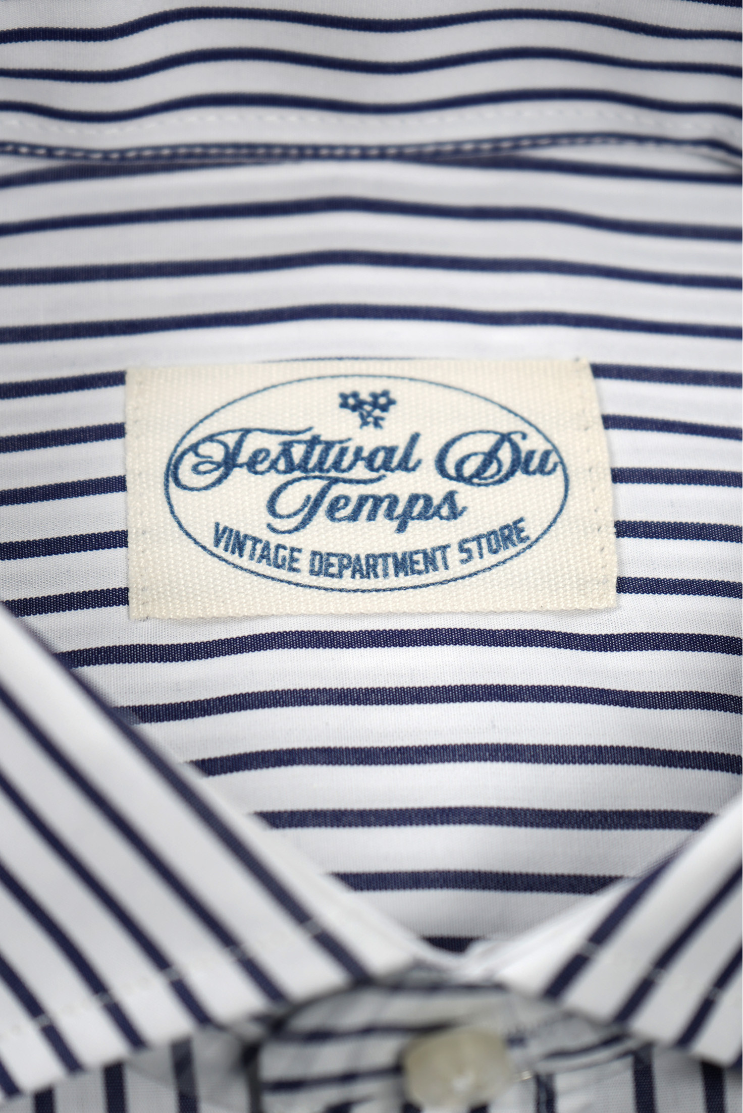 CAMISAS RAYAS AZUL MARINO