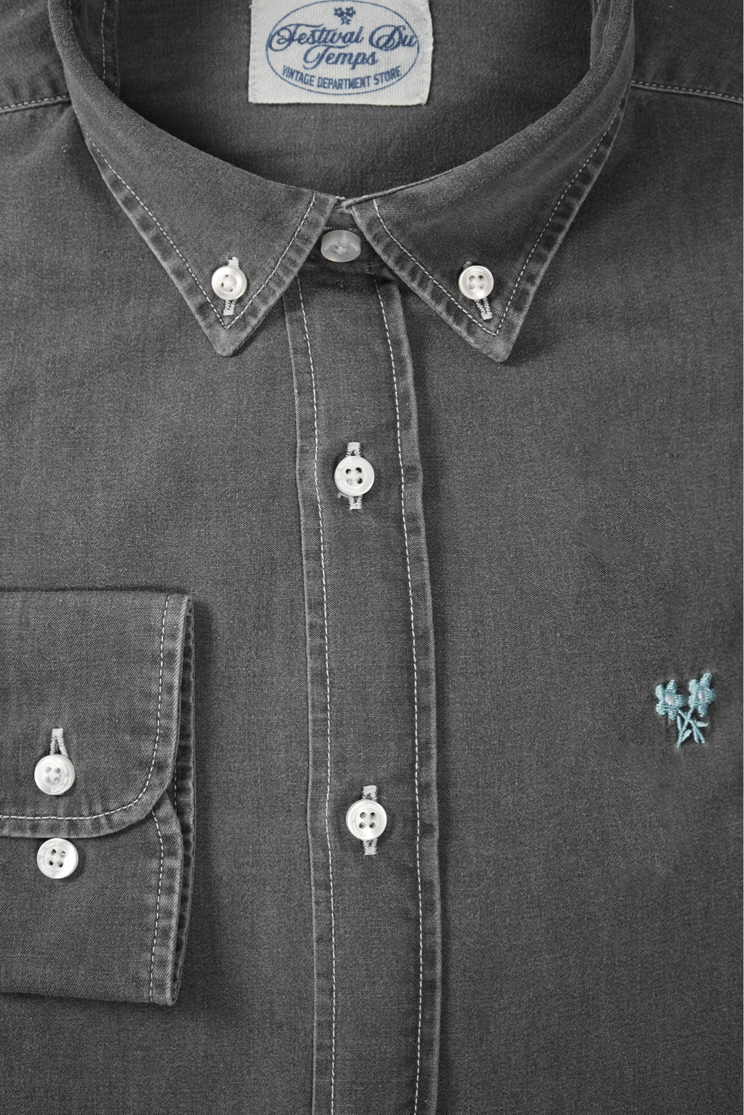 CAMISA DENIM ACERO