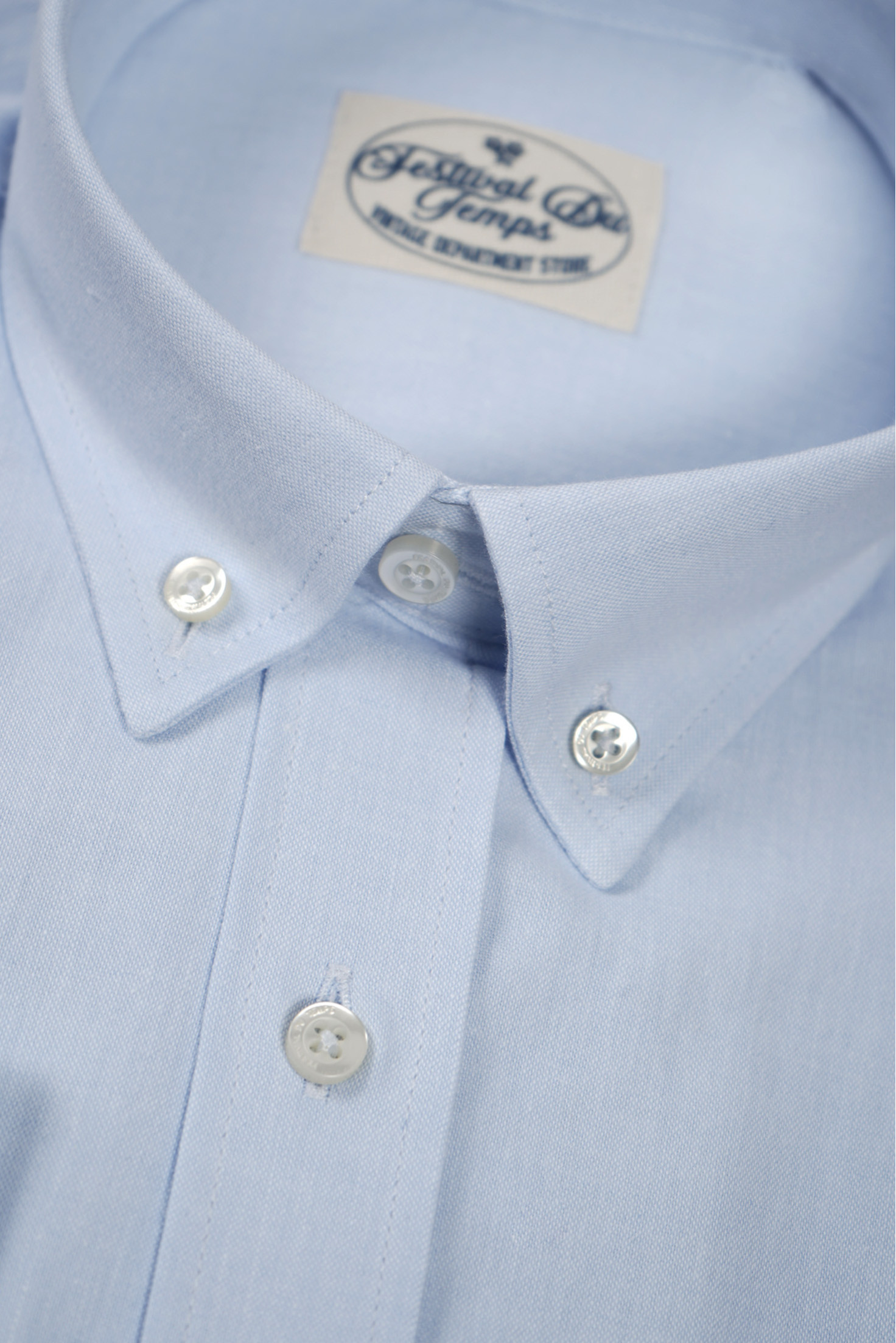 CAMISA CHAMBRAY CELESTE