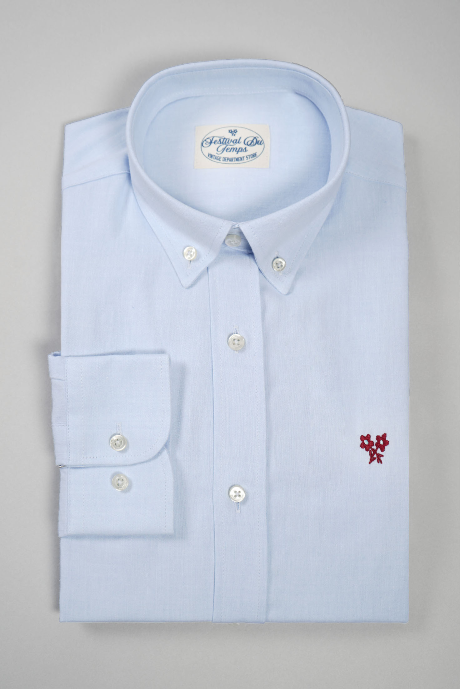 CAMISA CHAMBRAY CELESTE