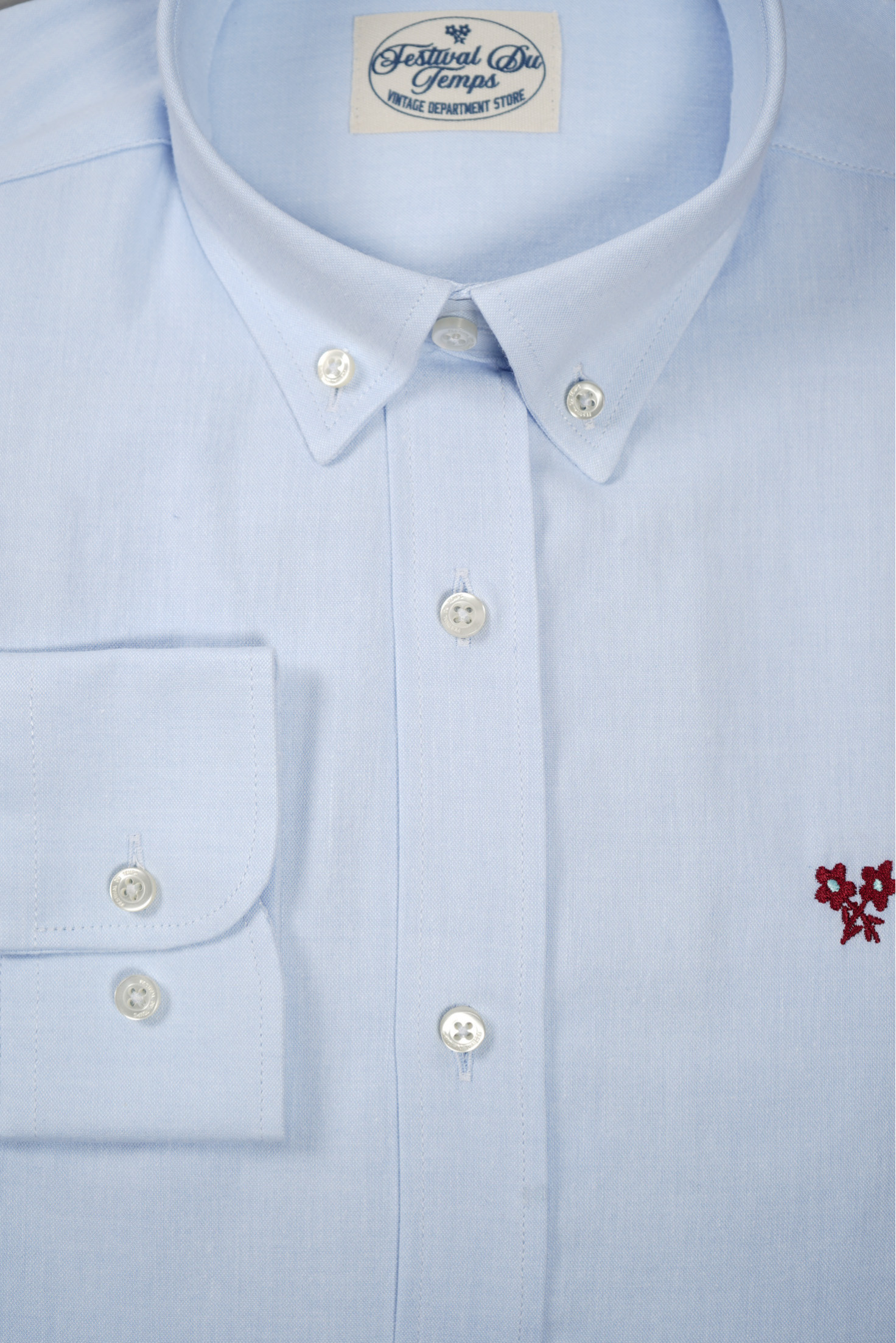 CAMISA CHAMBRAY CELESTE