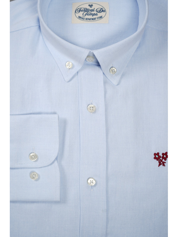 CAMISA CHAMBRAY CELESTE