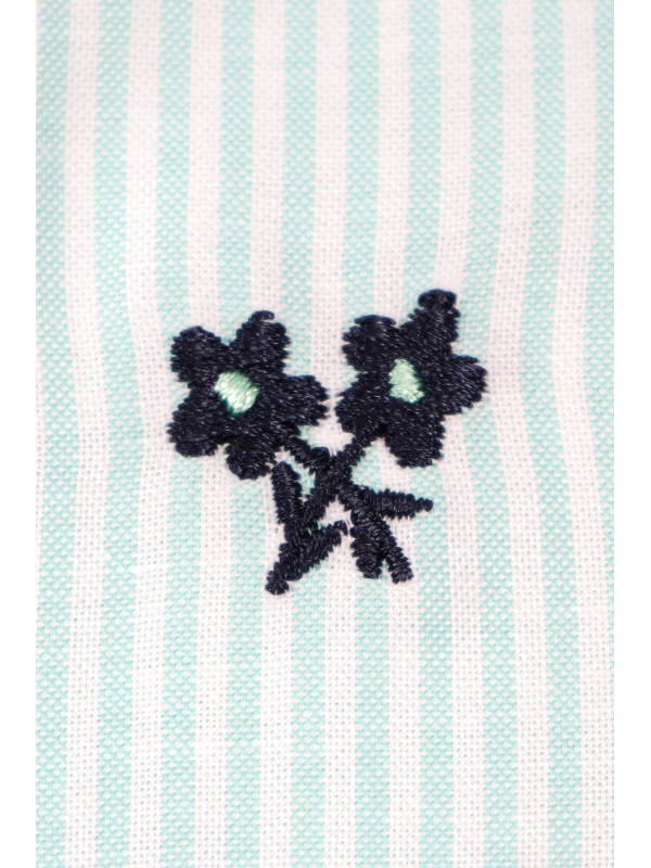 CAMISA RAYAS AZUL AGUA