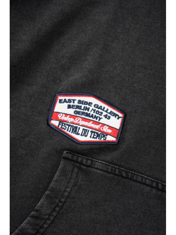 SUDADERA CAPUCHA BERLIN PARCHES