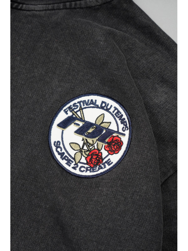 SUDADERA CAPUCHA BERLIN PARCHES