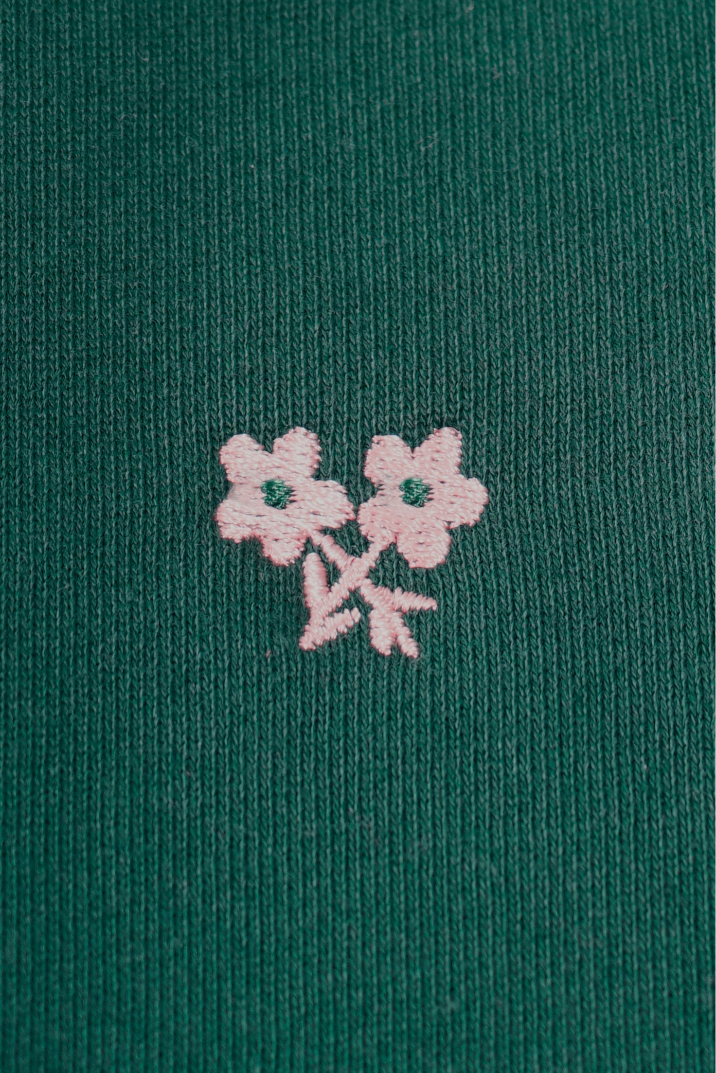 SUDADERA CROP VERDE BOTELLA