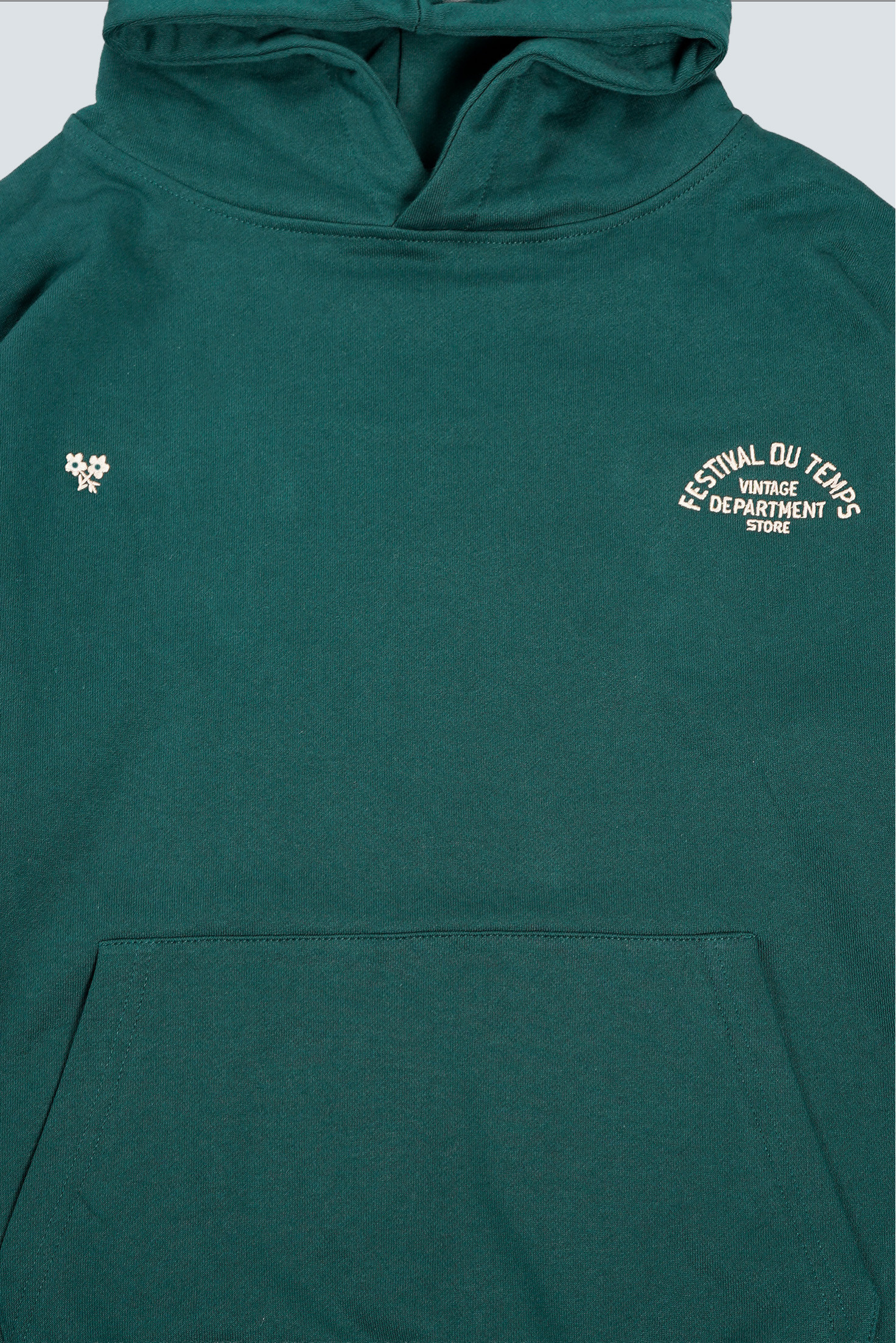 SUDADERA CROP VERDE BOTELLA