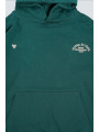 SUDADERA CROP VERDE BOTELLA