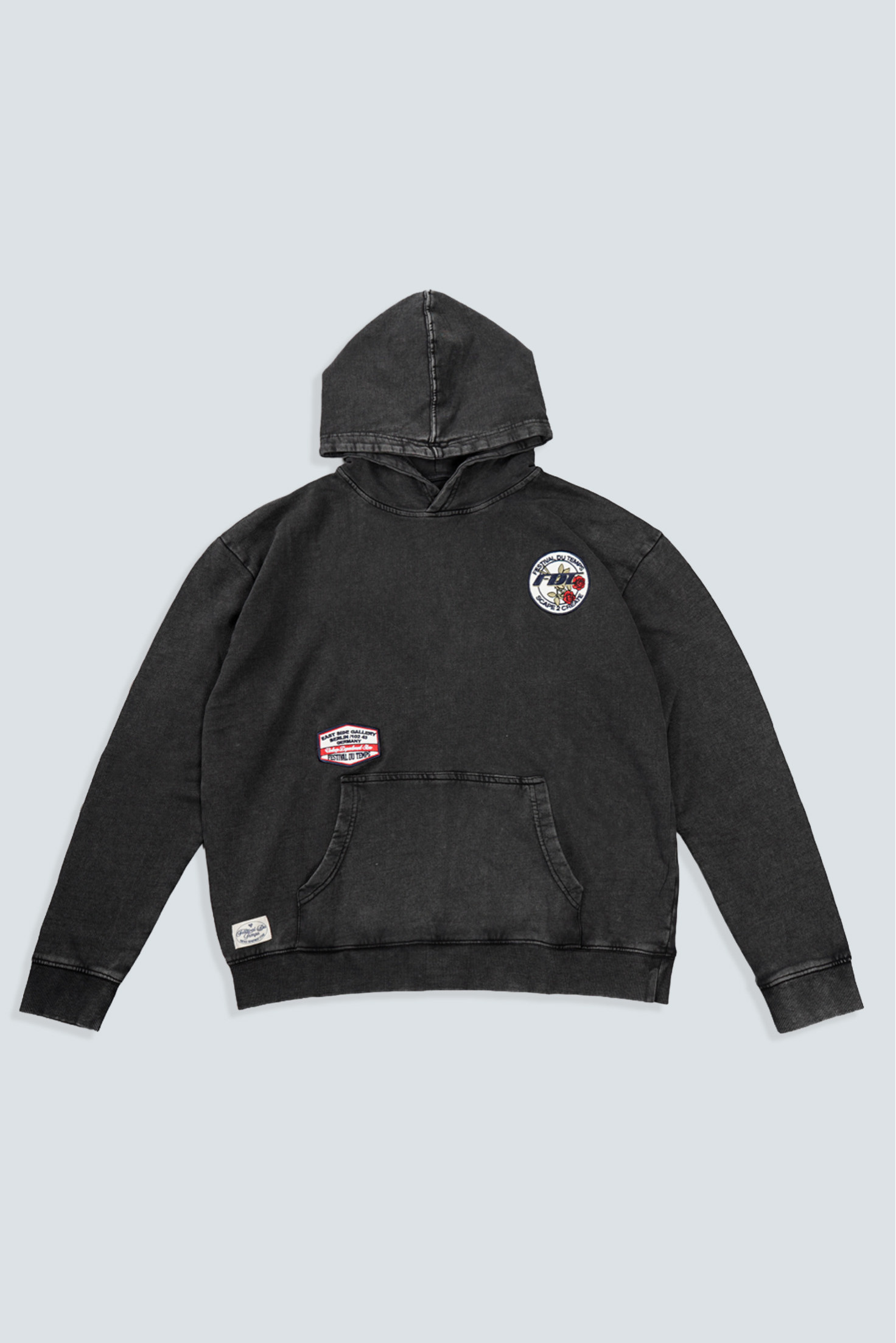 SUDADERA CAPUCHA BERLIN PARCHES