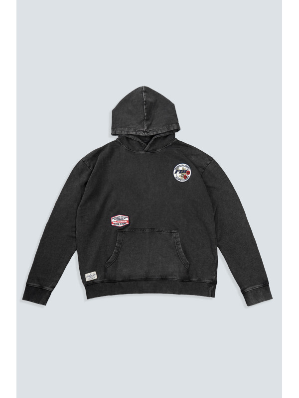 SUDADERA CAPUCHA BERLIN PARCHES