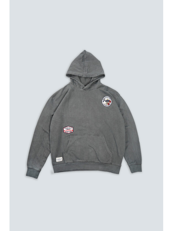 SUDADERA CAPUCHA BERLIN PARCHES