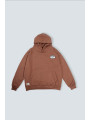 SUDADERA CROP MARRÓN