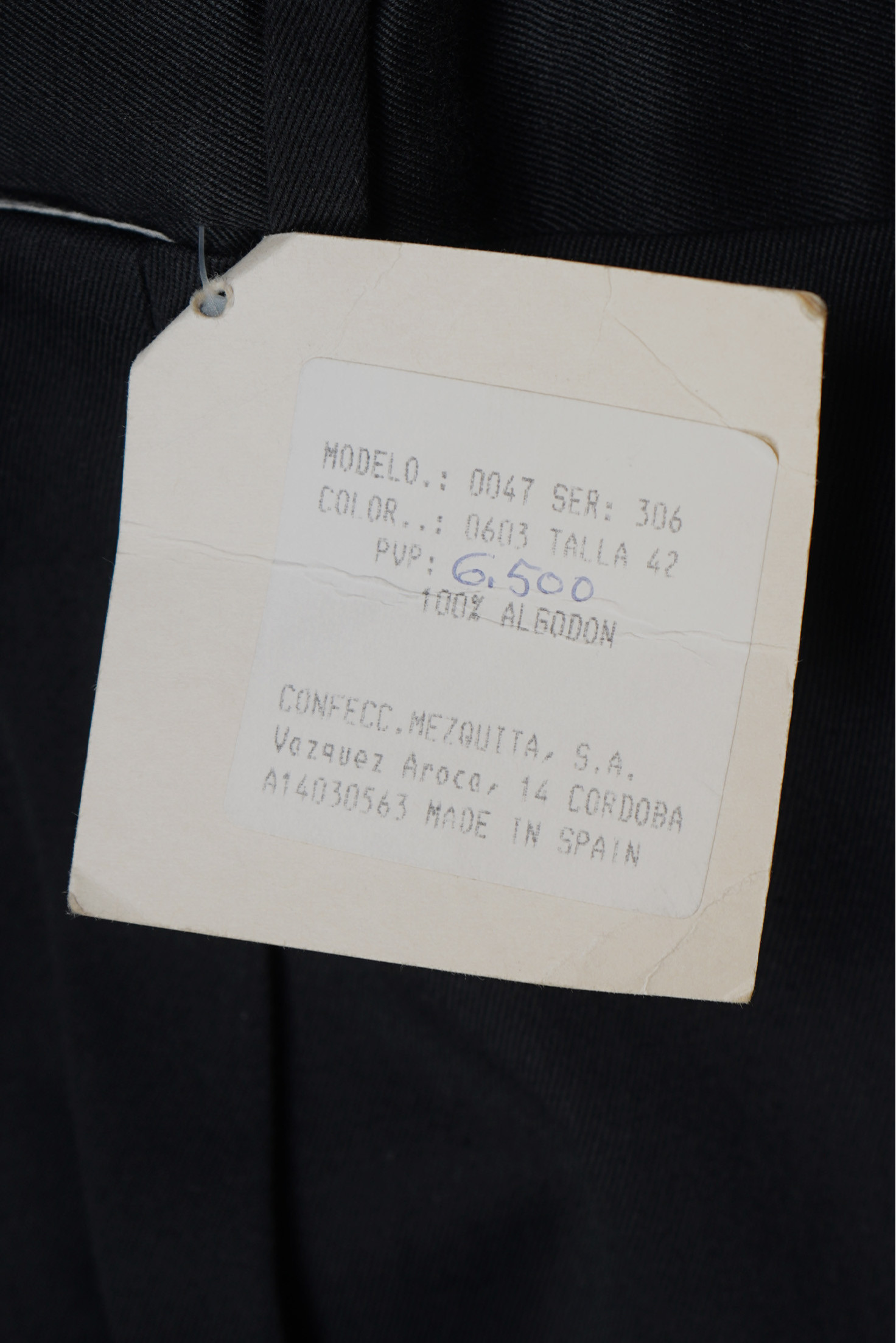 PANTALÓN MASTER CLUB NEGRO