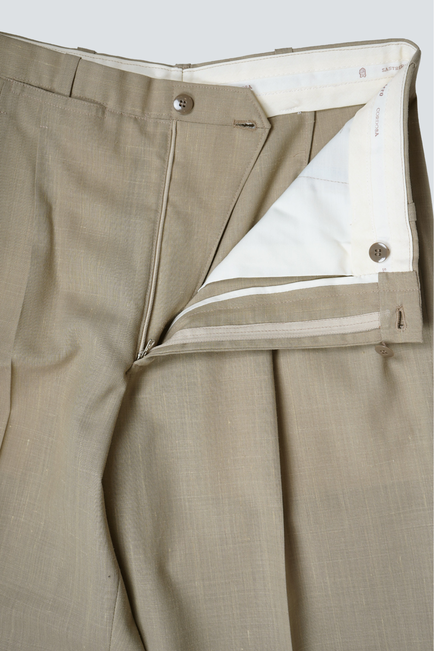 PANTALON BLAS CALERO BEIGE JASPEADO